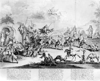 "أي سر ينتقل الأمراء إلى حركة الأمراء ... هذا يبني ويتحول ، ويحكم الدولة" ، 1740 بواسطة ناثانيل بار